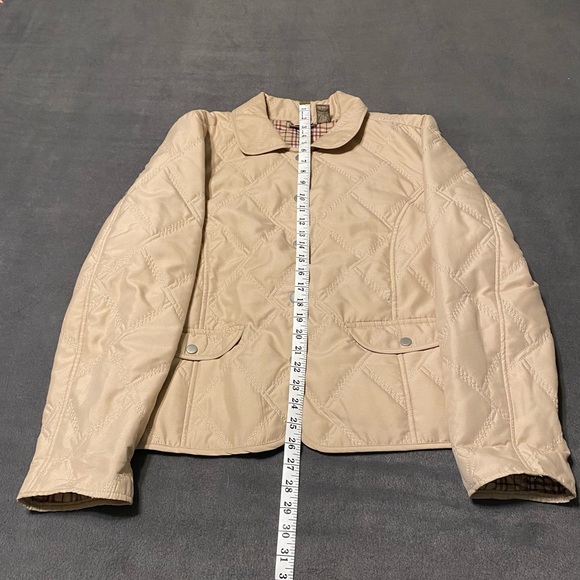 Large Jane Ashley Lightweight Quilted Puffer Jacket. Tab - Picture 11 of 12